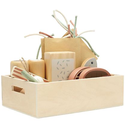 Kids Concept Spiellebensmittel - Geschirr - Holz