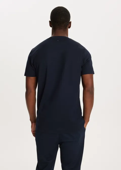 T-shirt met logo shield blauw (BLW.D)