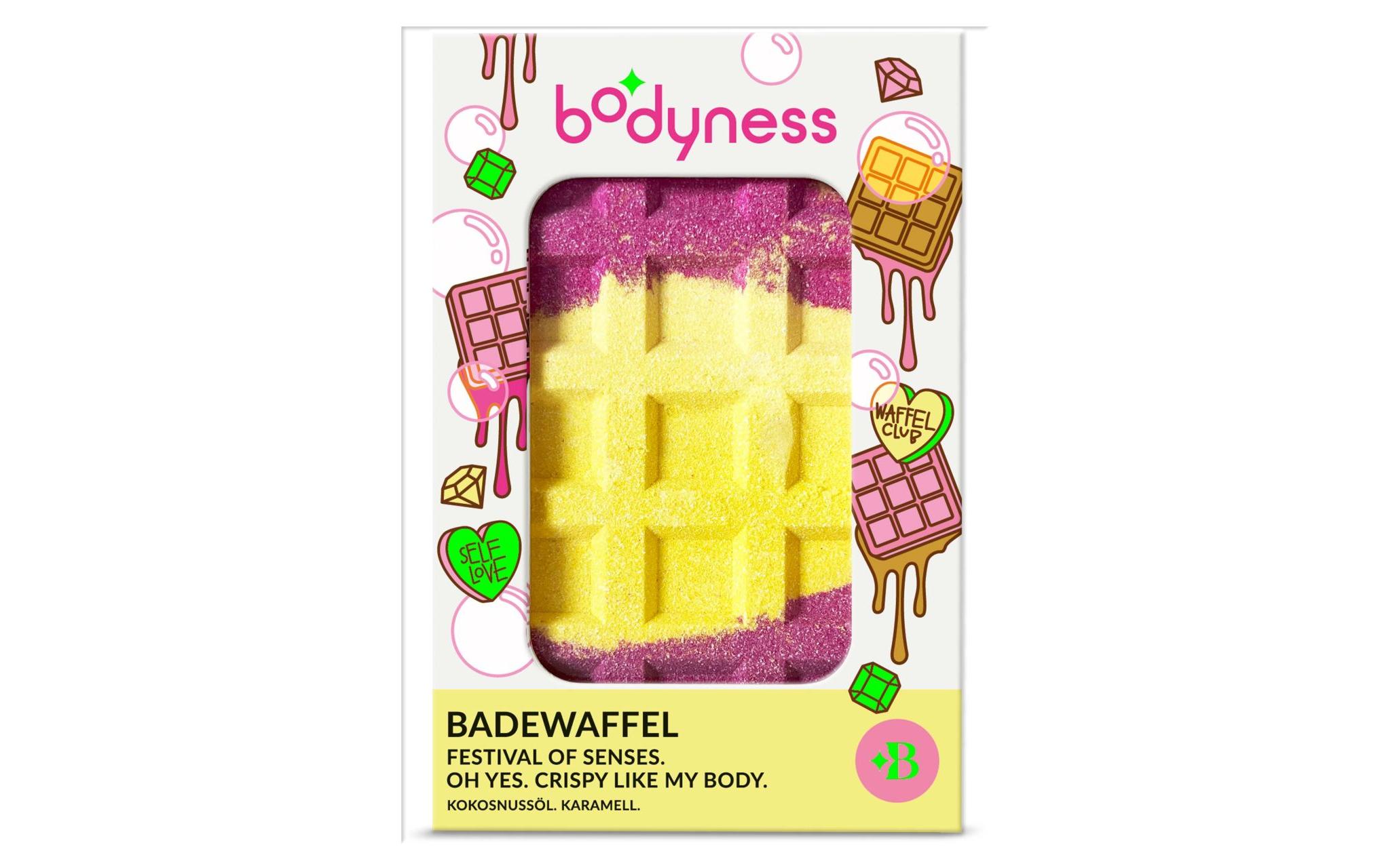 Bodyness Badewaffel 1 Stück, assortiertBadewaffel pflegt die Haut zart