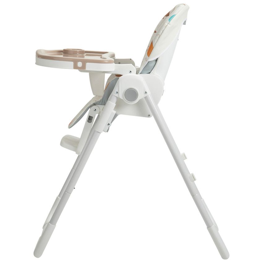 Chaise haute réglable - Renard - Ecru