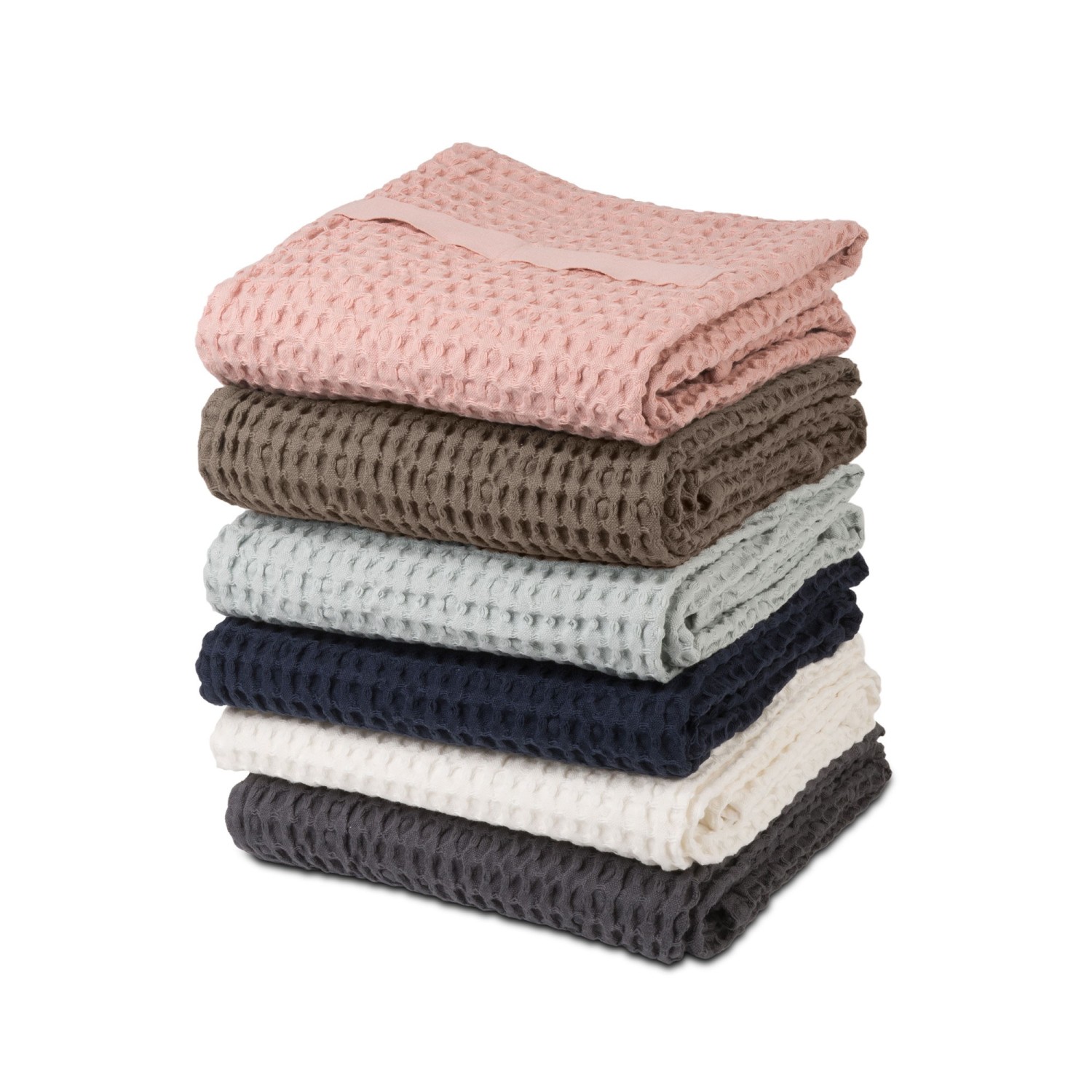 The Organic Company Handtuch Big Waffle Medium Towel Dark Grey