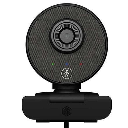 Raidsonic Webcam med mikrofon IB-CAM501-HD Sort