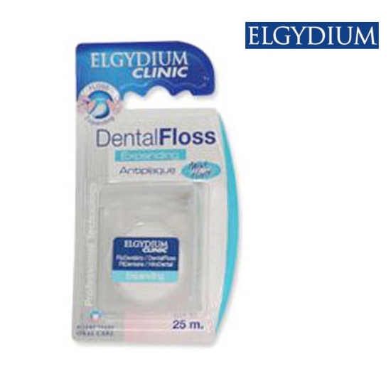 Elgydium Clinic Fio Dent White Expand 25m