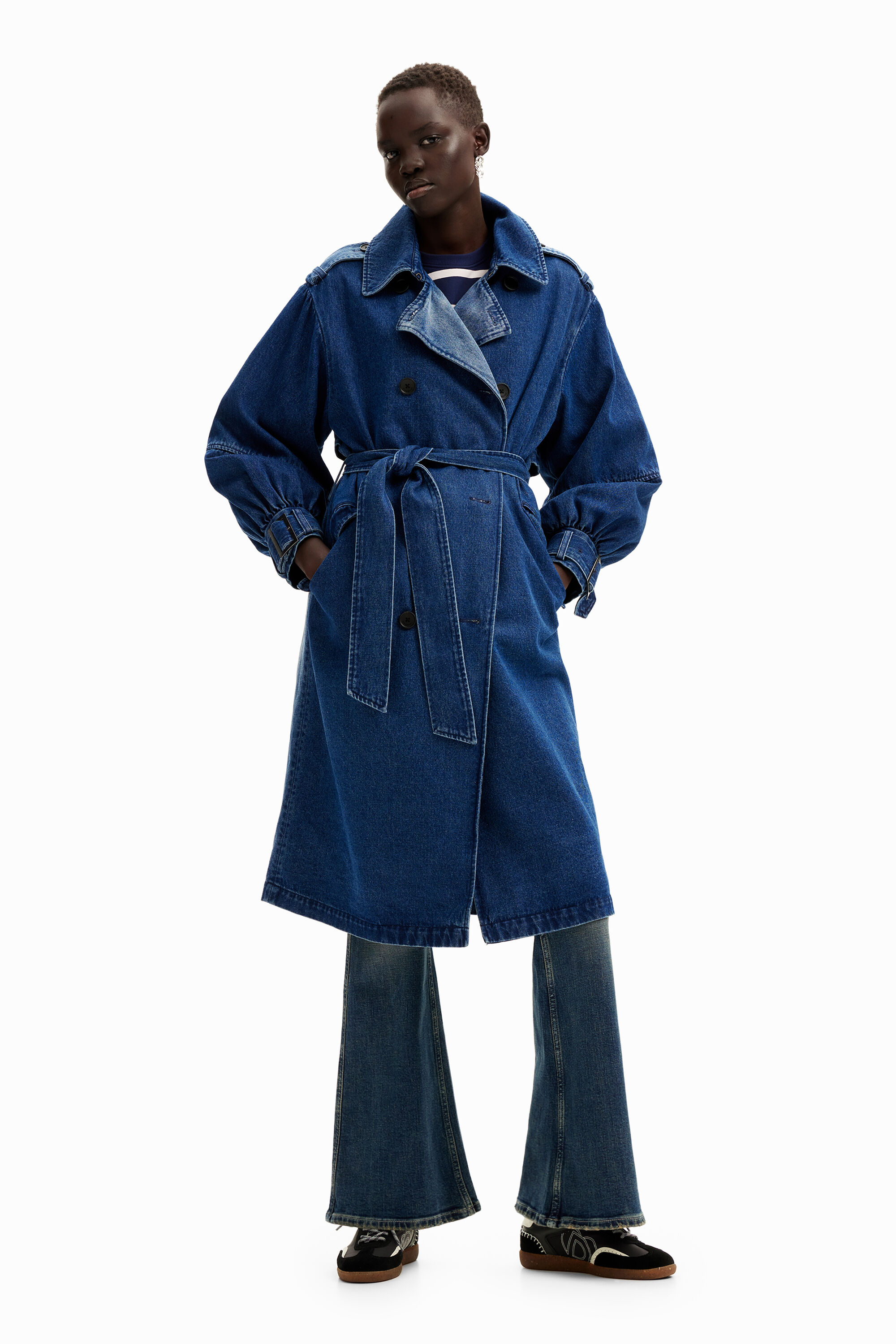 gabardine de ganga oversized
