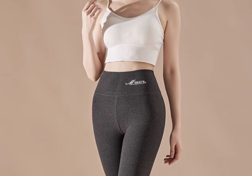 evanesce - Belettering High Rise Sheath Lined Leggings