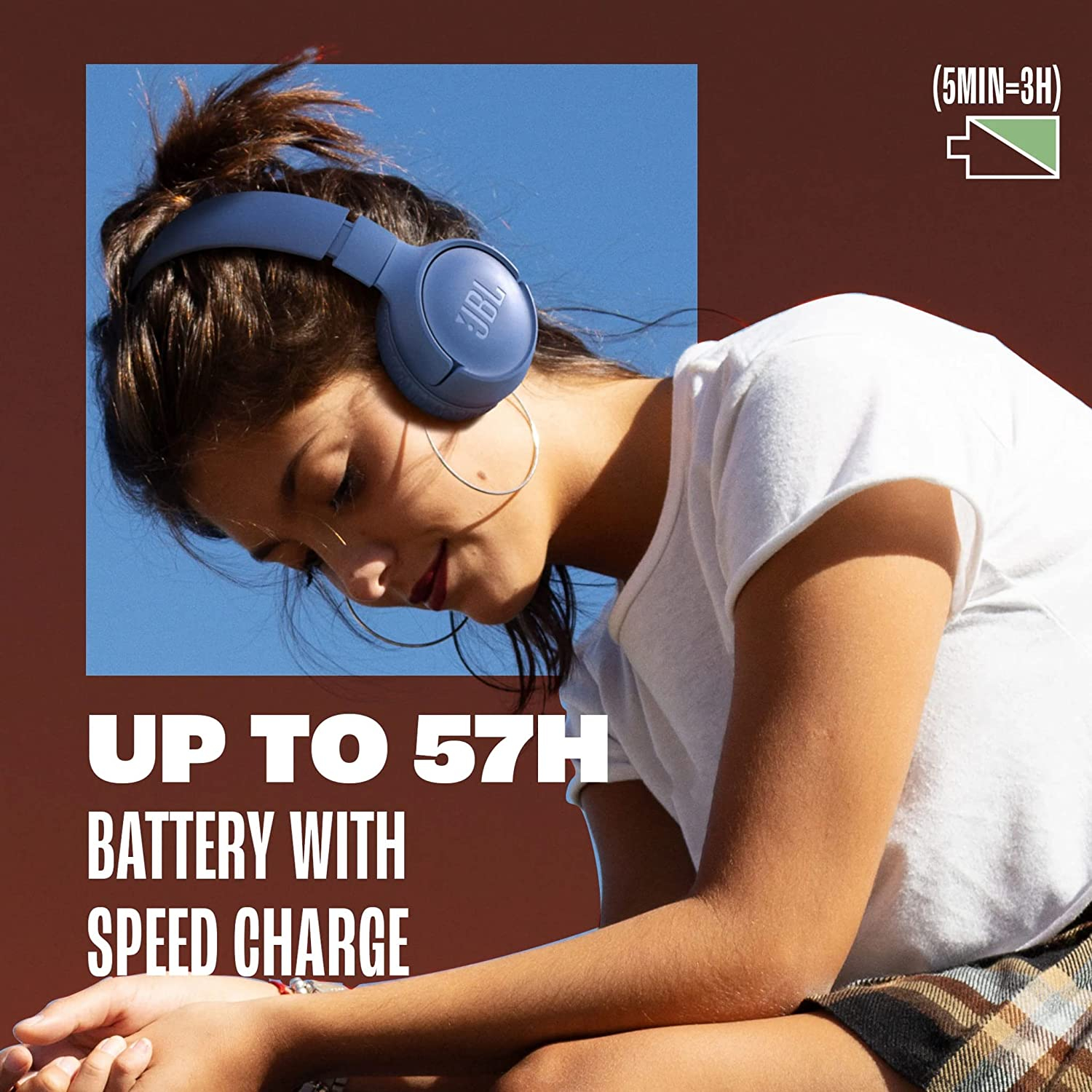 Tune 520BT Bluetooth Kopfhörer On-Ear Headset Pure Bass Sound   Hands-Free Calls (JBLT520BTBLKEU) - Schwarz