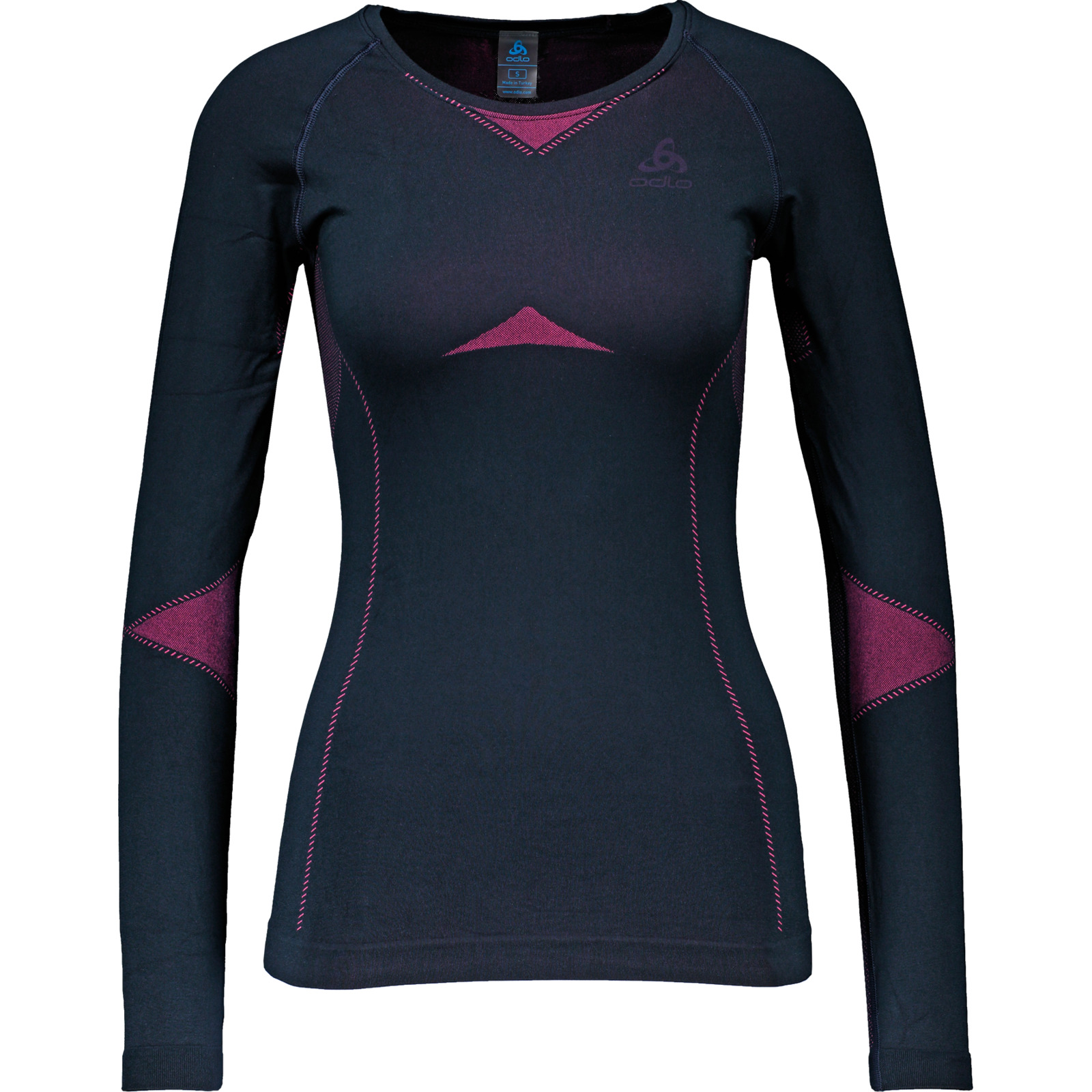 Odlo Performance Damen-Thermolangarmshirt Warm S, rot