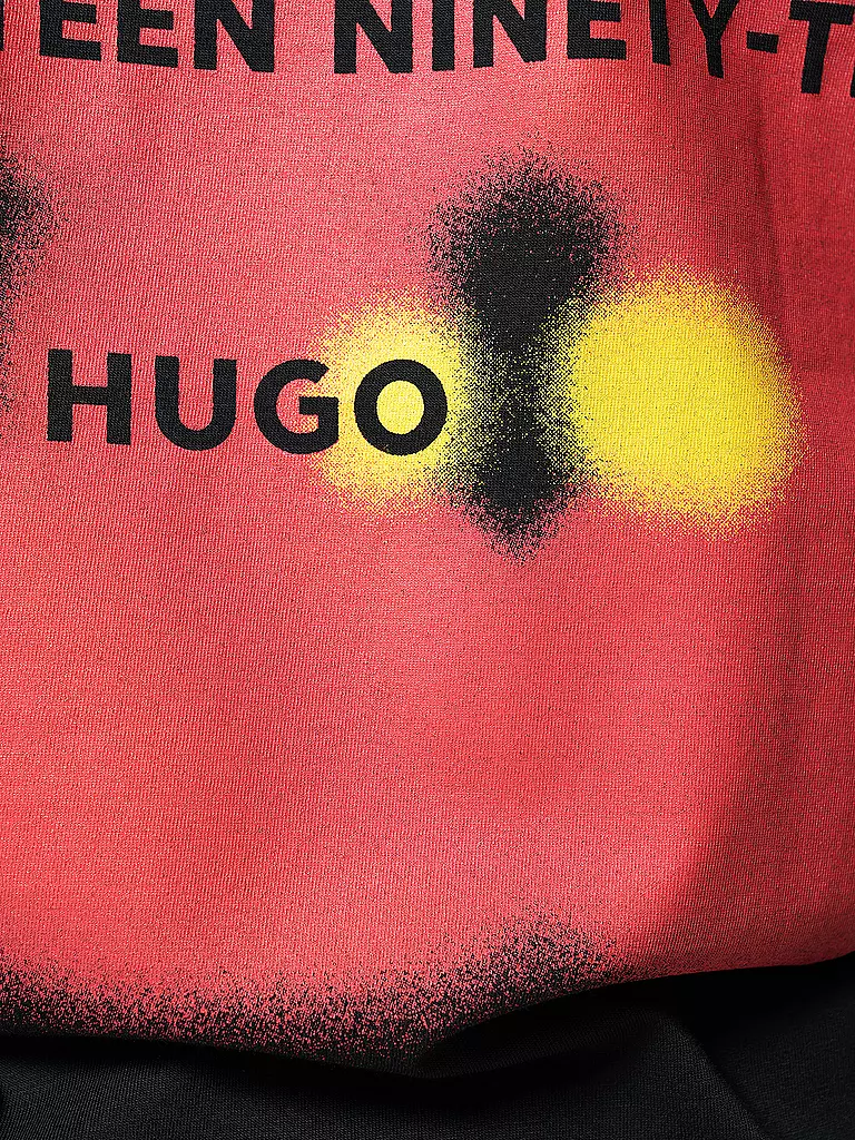 HUGO T-Shirt DILIPPERS schwarz