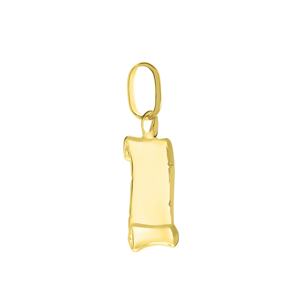 Pendentif Lamie Zodiaque Parchemin Or Jaune
