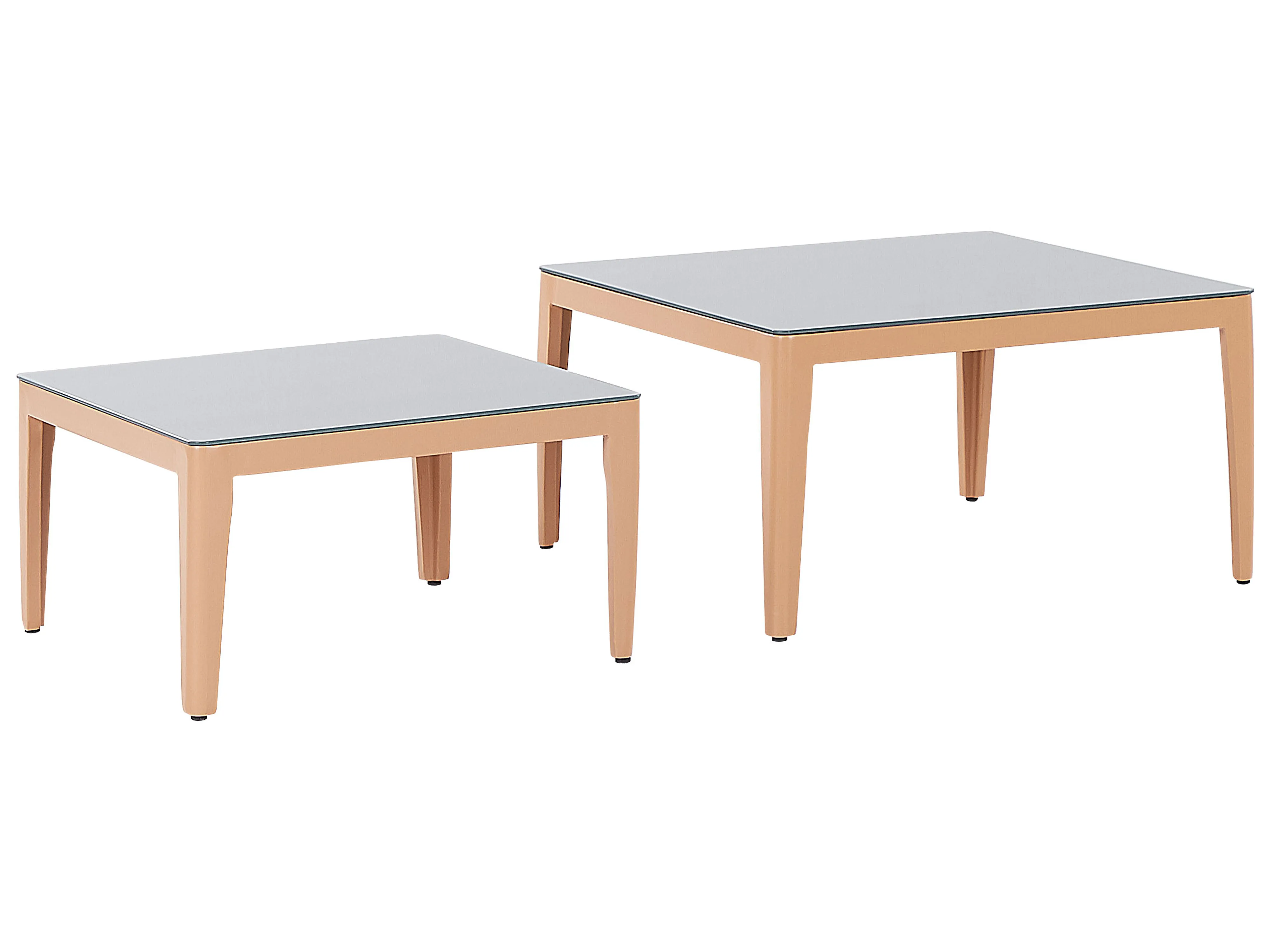 Tuin hoekloungeset met tafel 6-zits RIMA III linkszijdig modulair Metaal Grijs