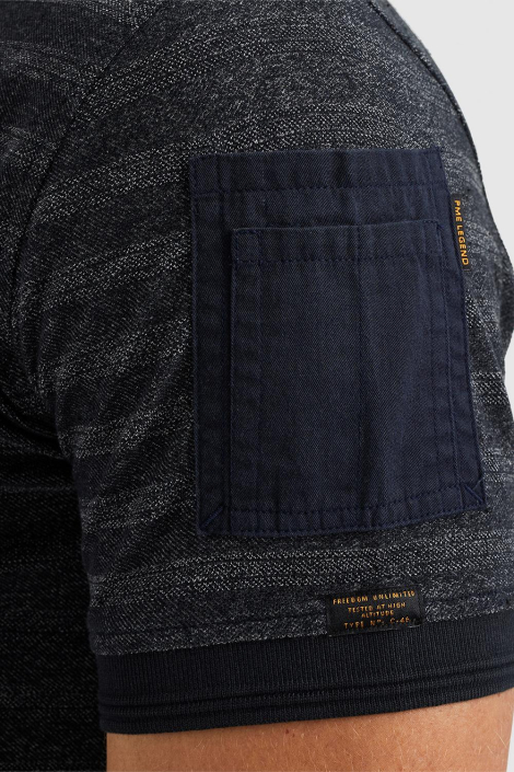 PME legend blauwe heren polo
