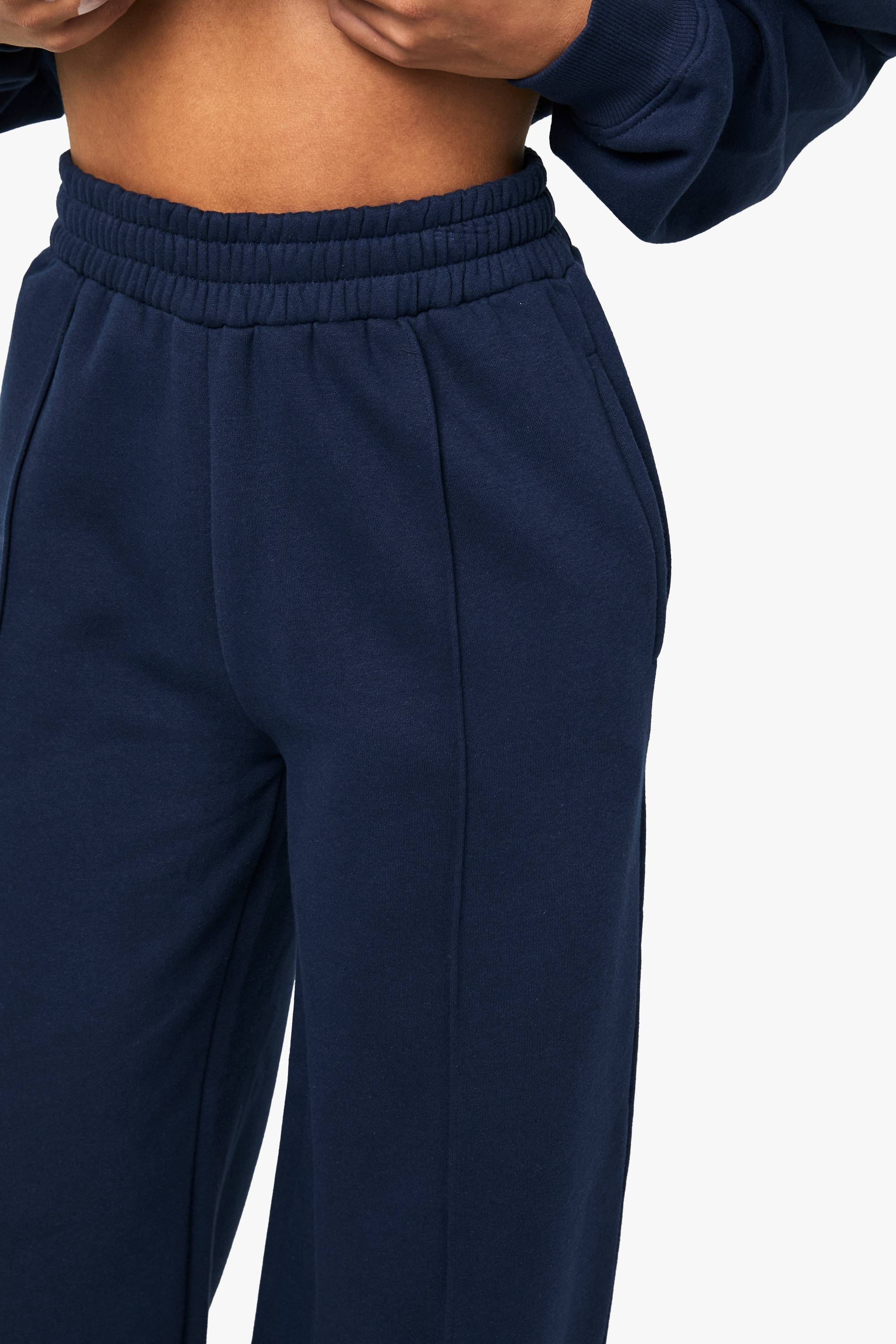 boohoo Jogger à jambes droites avec détails pintuck