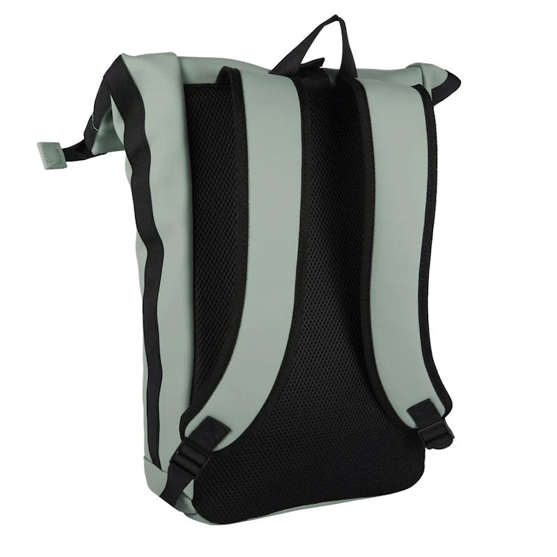 New Rebels Mart Waterproof Rolltop Rugzak Laptopvak 15,6'' Salie Green