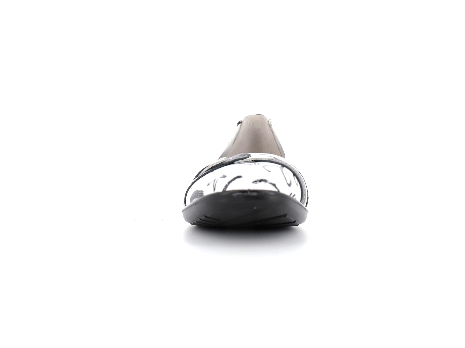 Inea-JASMON Cuir Blanc Noir