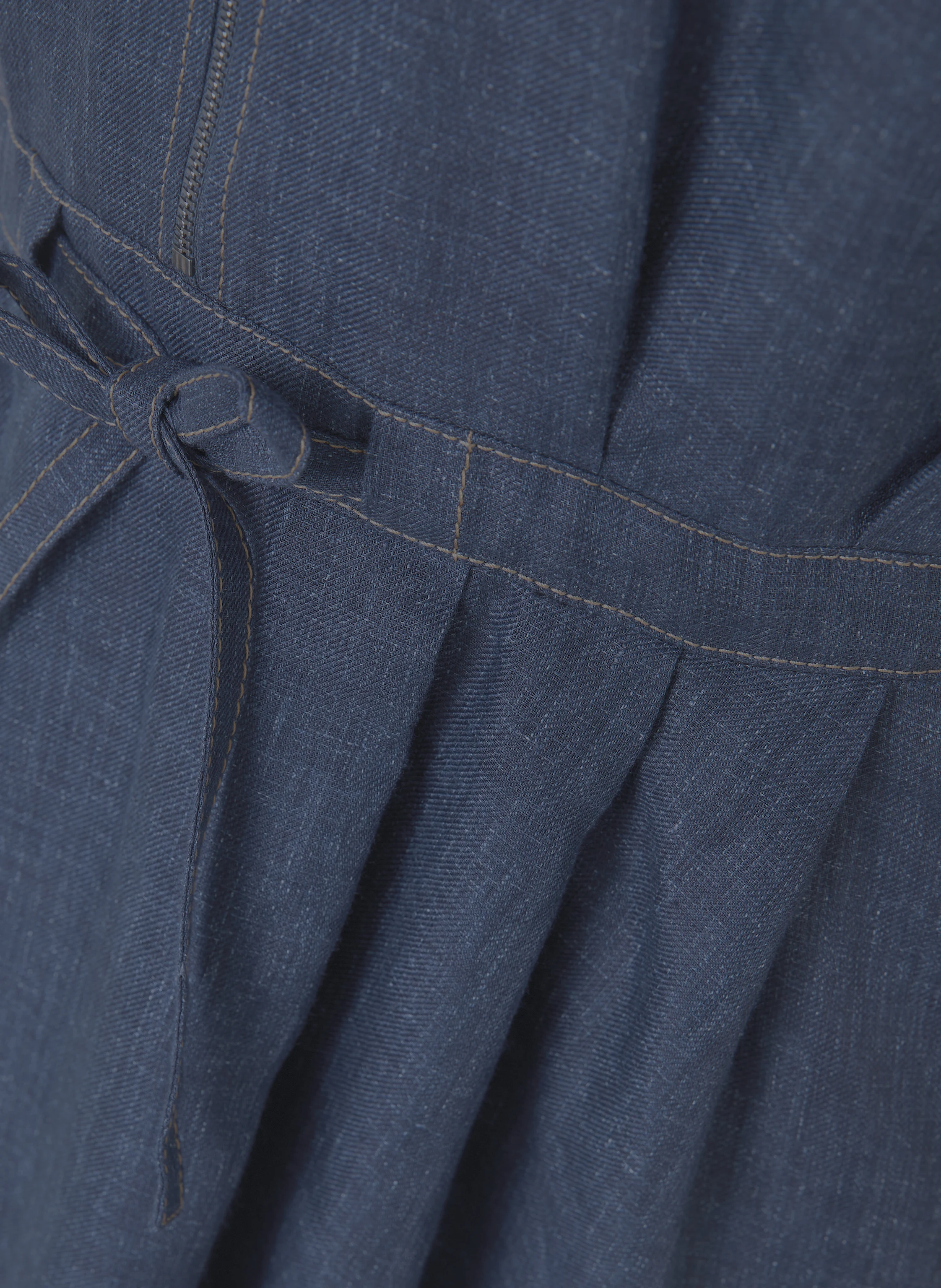 BRUNELLO CUCINELLI Hemdblusenkleid aus Leinen