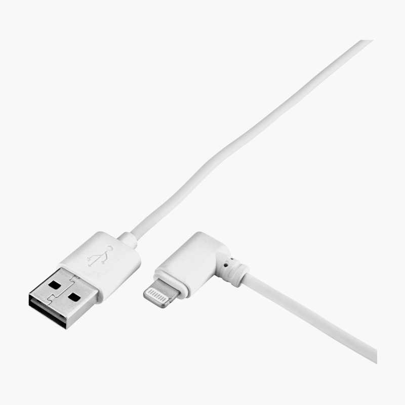 USB-KABEL MED VINKLET LIGHT 1M