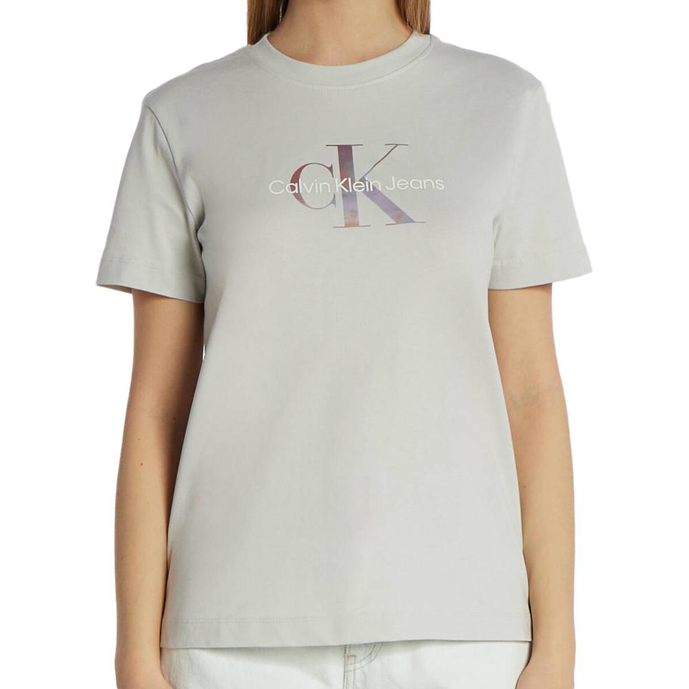 Calvin Klein Jeans T-shirt Vert Femme Calvin Klein Jeans Diffused