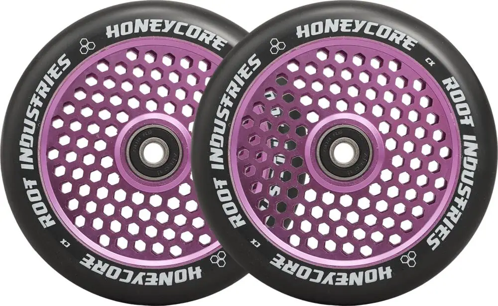 Root Honeycore Sort 120mm Hjul Til Løbehjul 2-Pak