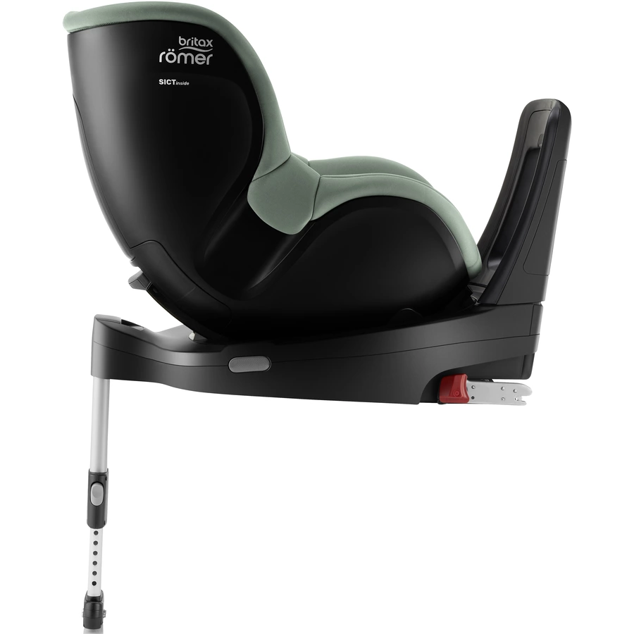 Britax Römer Reboarder Dualfix 3 i-Size Jade Green inklusive Flex Base iSENSE