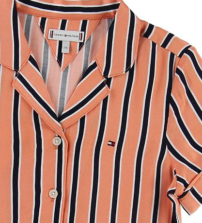 Tommy Hilfiger Bluse - Resort Stripe - Orange
