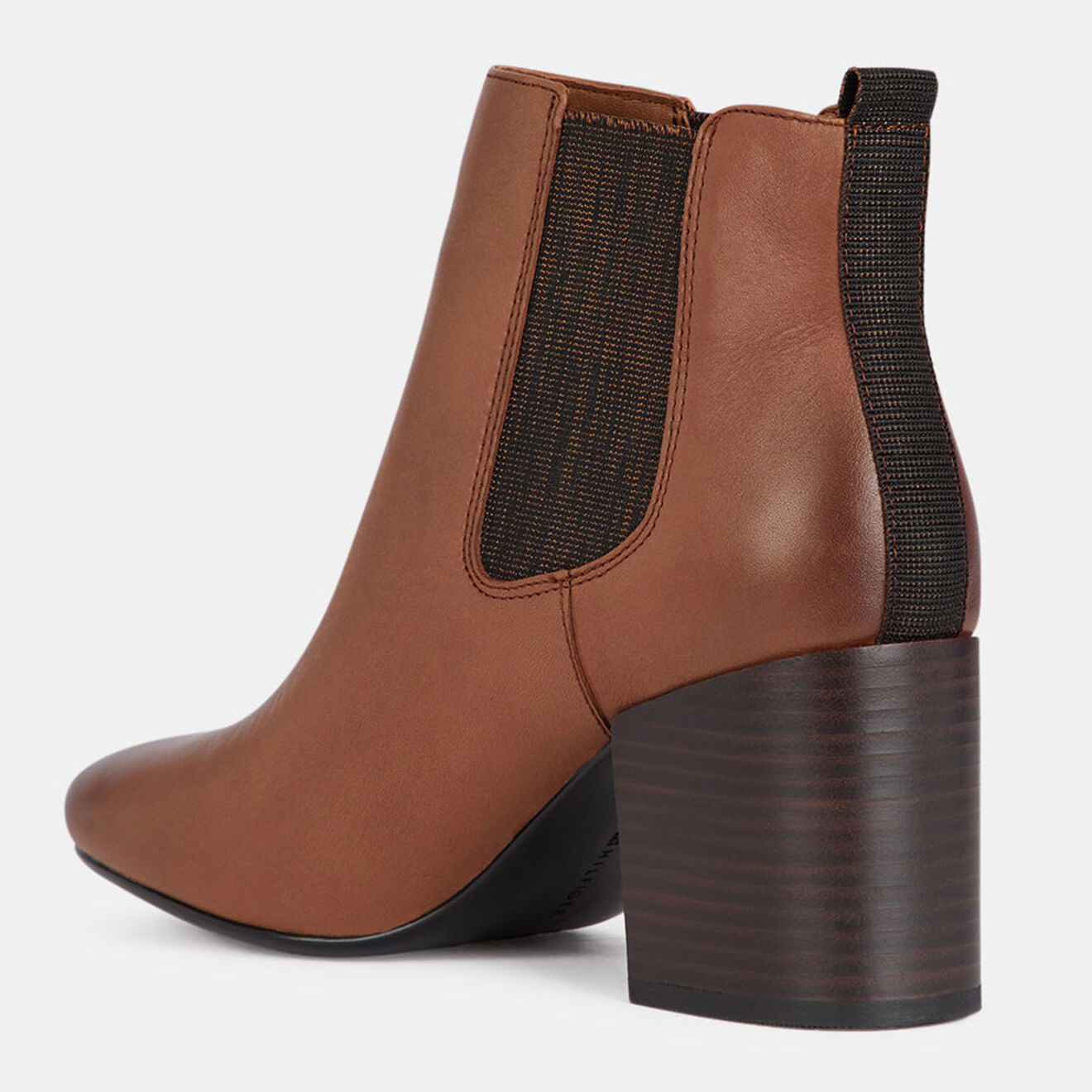 Tommy Hilfiger Bottines en Cuir Essential marron - Talon 7 cm