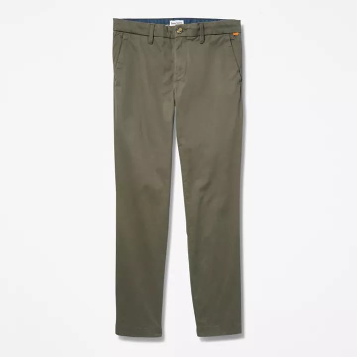 Pantalon chino stretch Sargent Lake pour homme en vert foncé