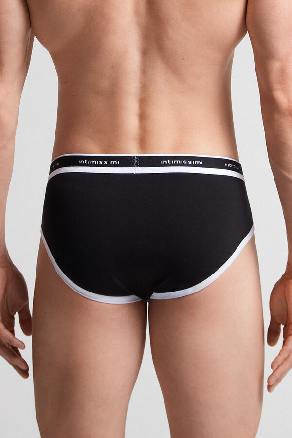 Cueca Supima® Natural Fresh Cotton com logotipo