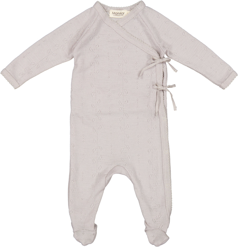 Rubetta, Uld Pointelle Heldragt - Soft Dove