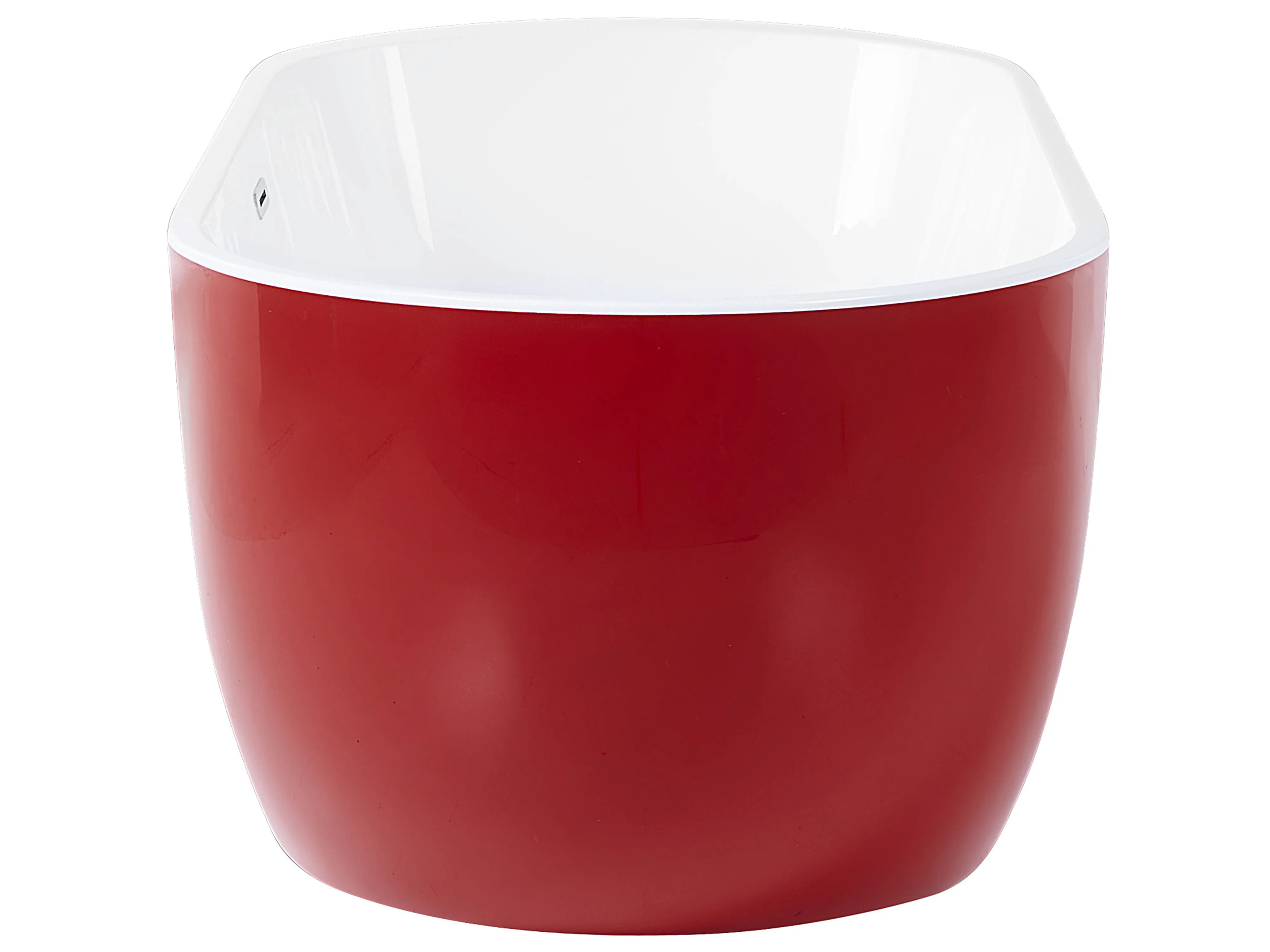 Vrijstaand bad NEVIS 160 x 75 cm Rood
