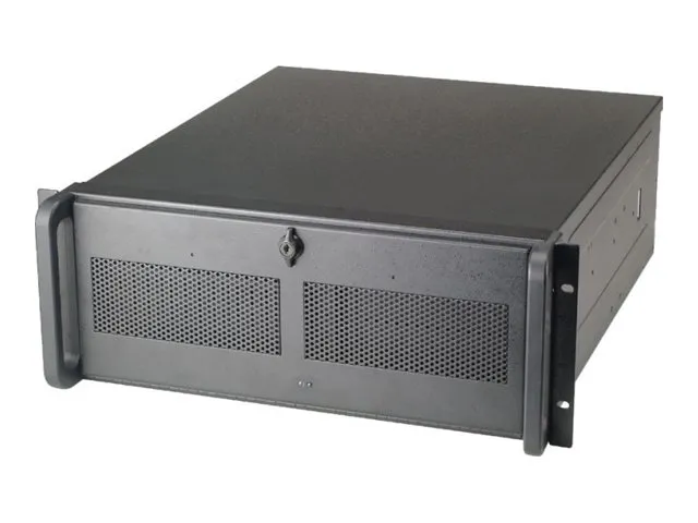 Chieftec UNC-410S-B - Rack-monterbar 4U - ATX - ingen strømforsyning - sort - USB