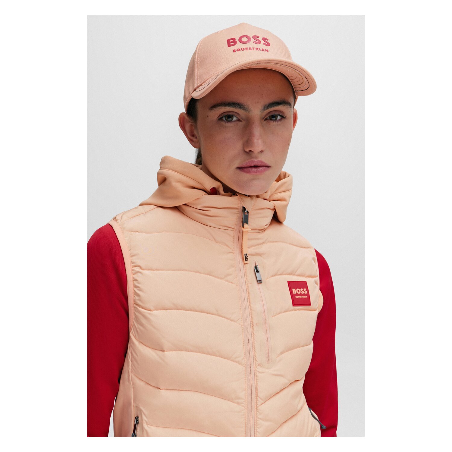 BOSS EQUESTRIAN Steppweste Lynn  - peach nougat
