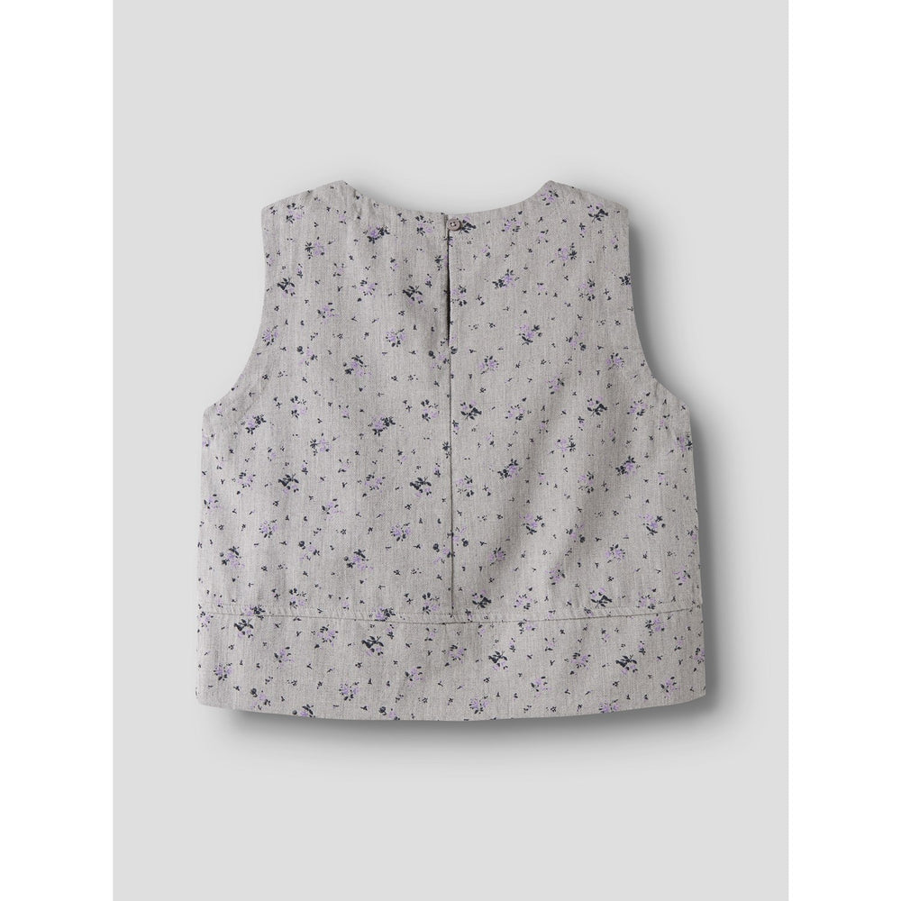 Køb Name It Lavender Gray Nkfdrita Sl Kort Top