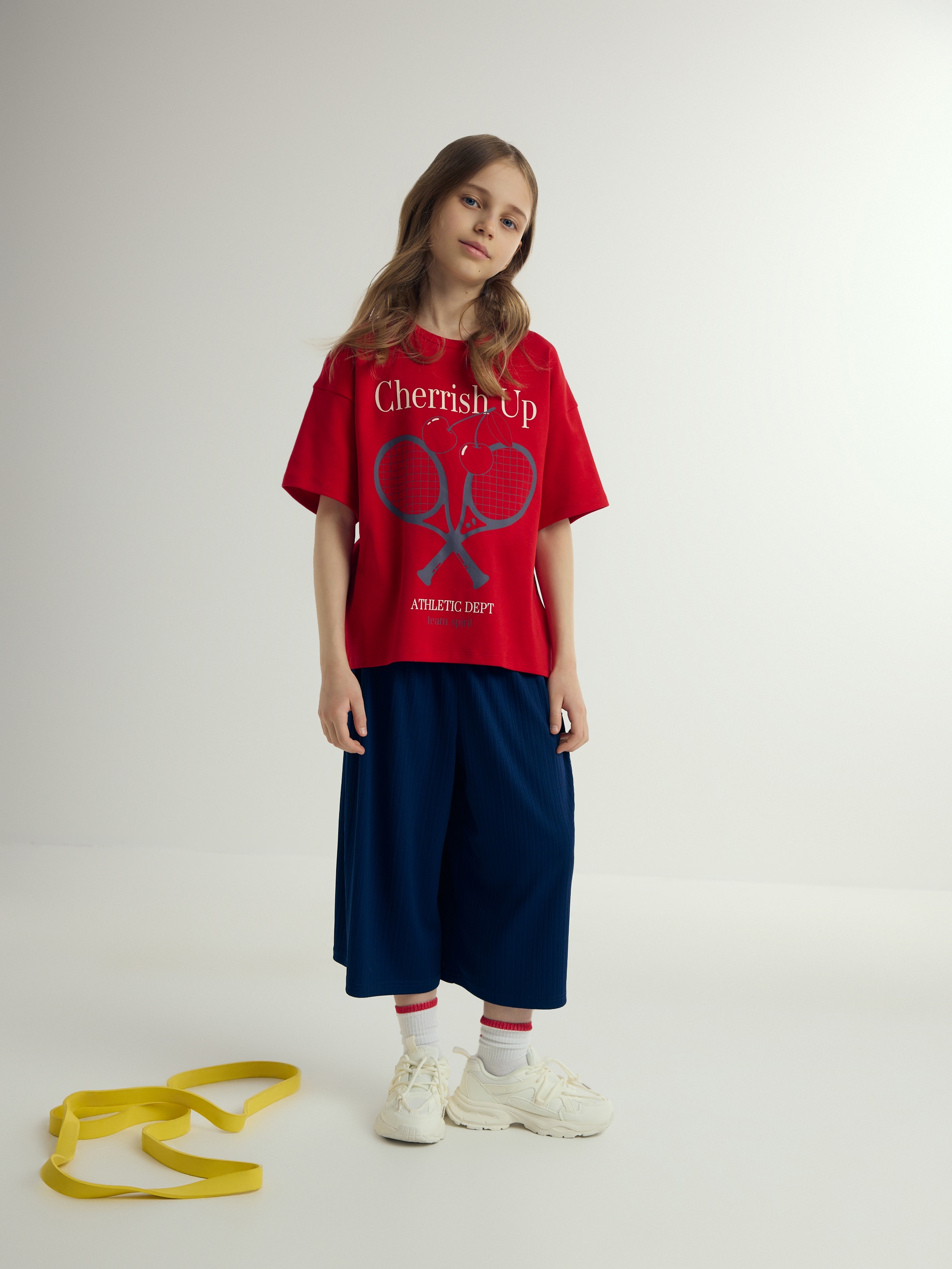 Lässiges T-Shirt mit aufdruck