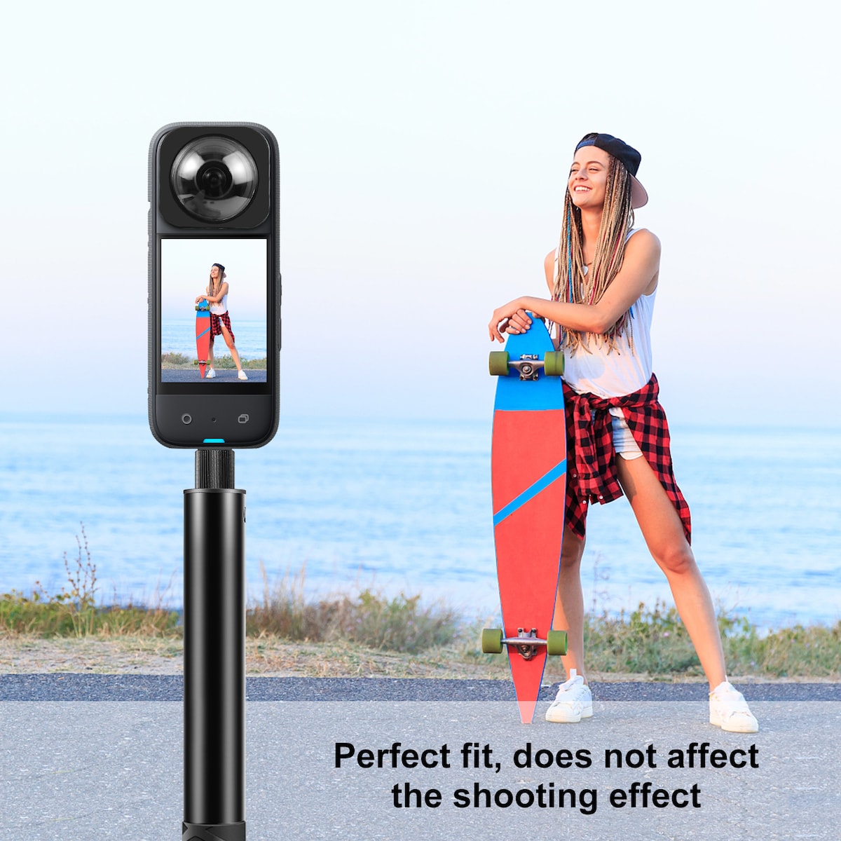 Beskyttelseslinse for Insta360 X4 - PC-materiale (PU989T)