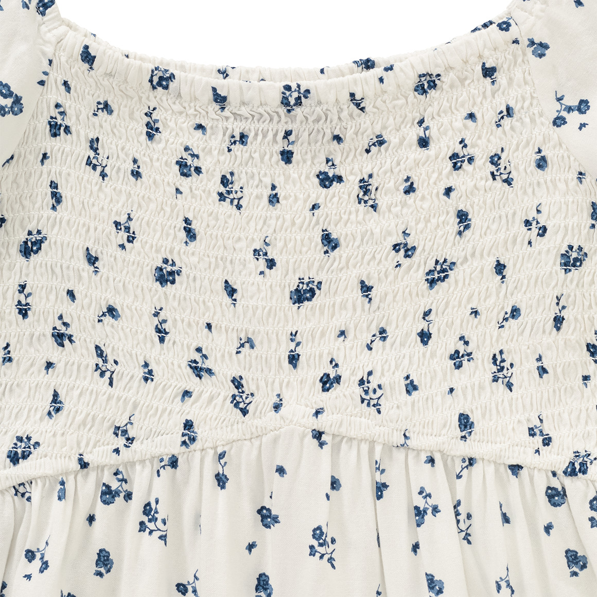 Beatwear Mädchen Blusenshirt mit Blumen allover weiss