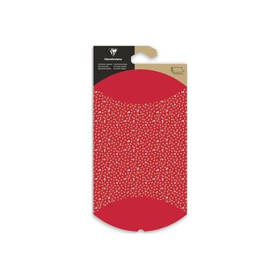 Clairefontaine - Pochette cadeau - 16 x 22 cm - étoiles rouges