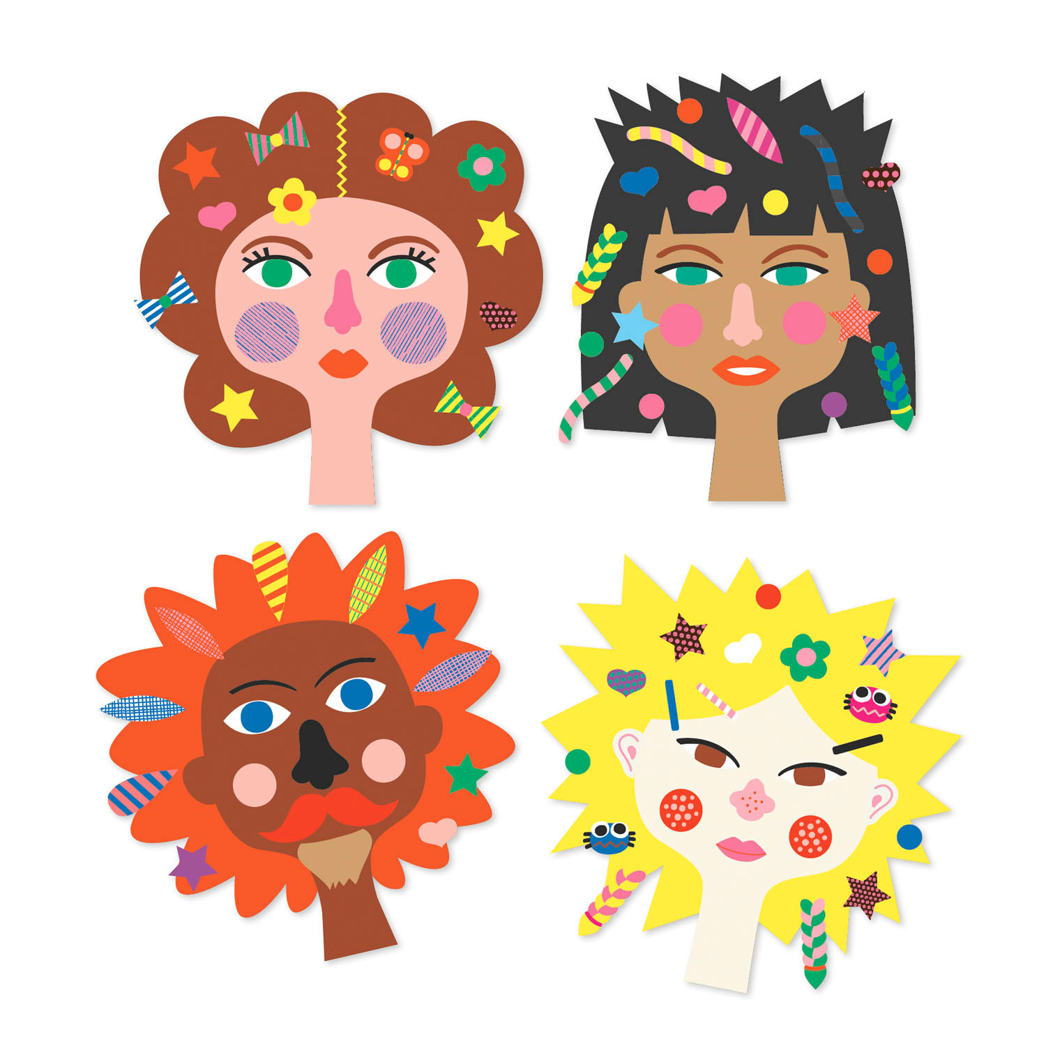 Djeco Creatief met Kapsels