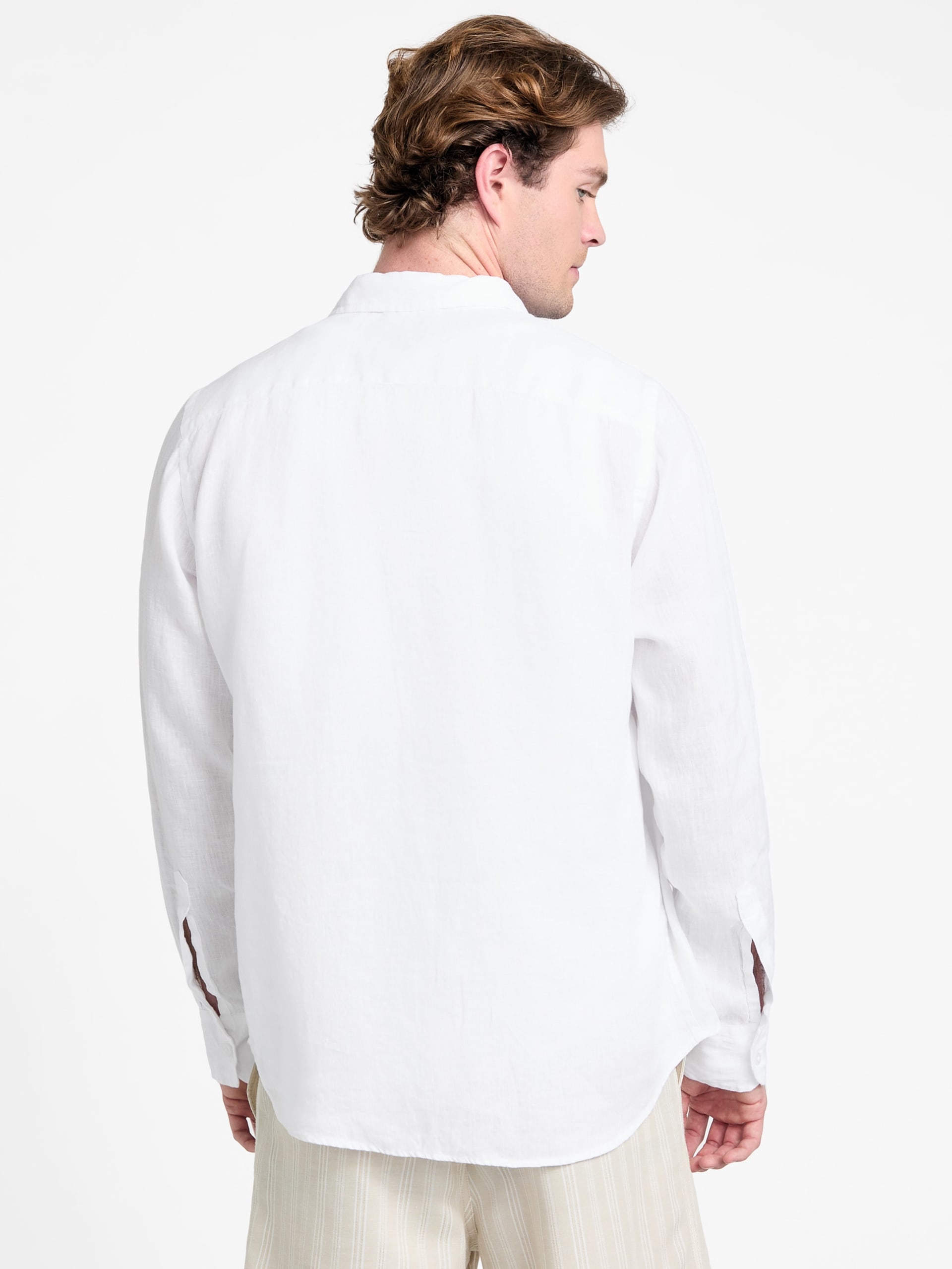 Camisa Eco Napa em mistura de linho