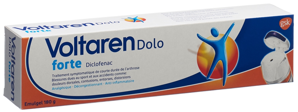 Voltaren forte Emulgel mit Easy Click Cap Tb 180 g