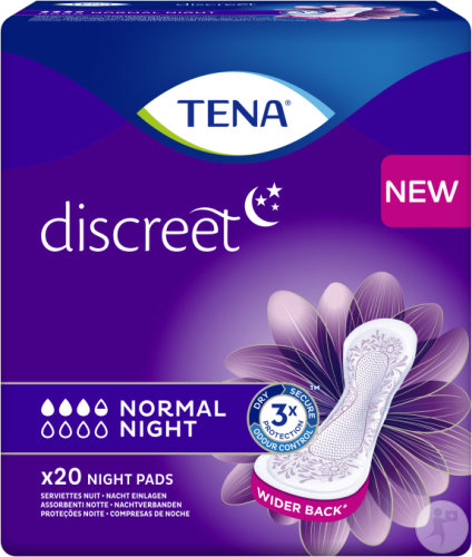 Tena Discreet Normal Night Protection Absorbante 20 Pièce