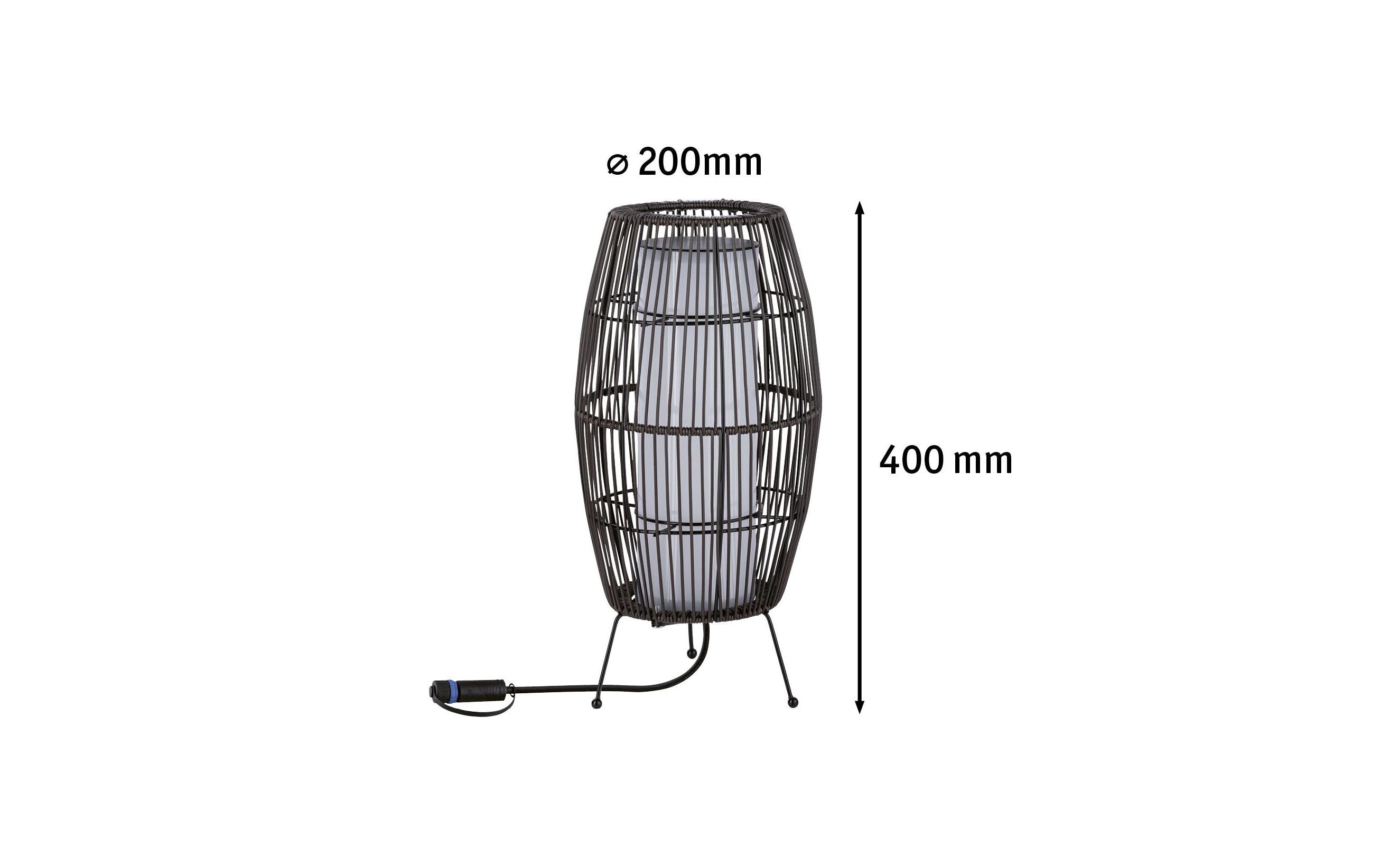 Stehleuchte Plug & Shine Basket, RGBW, 3.2W, Schwarz<br>LED Lichtobjekt