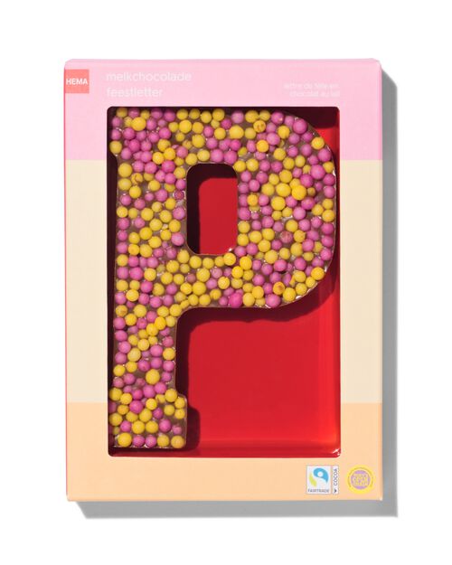 lettre en chocolat au lait P 135 g