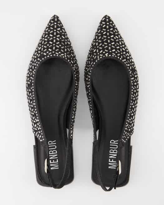 Menbur 24725 Ballerinas in Schwarz