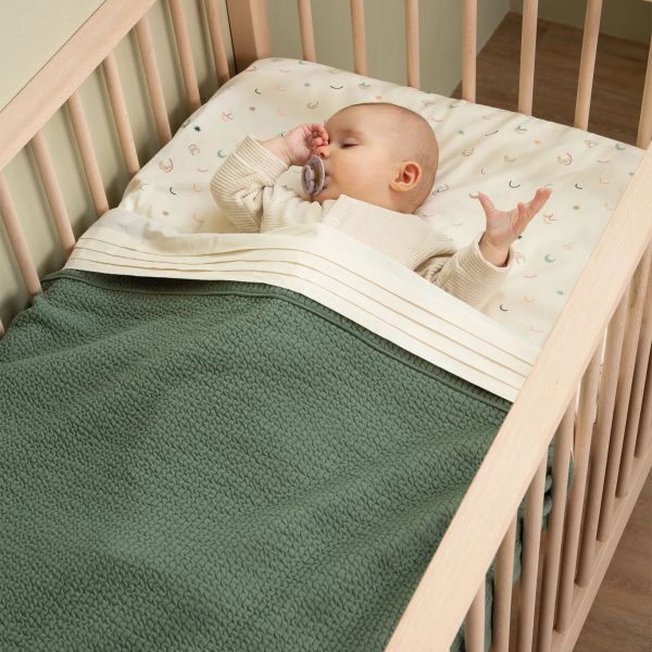Witlof For Kids Waves Tuck-Inn Ledikantdeken - Soft Sand