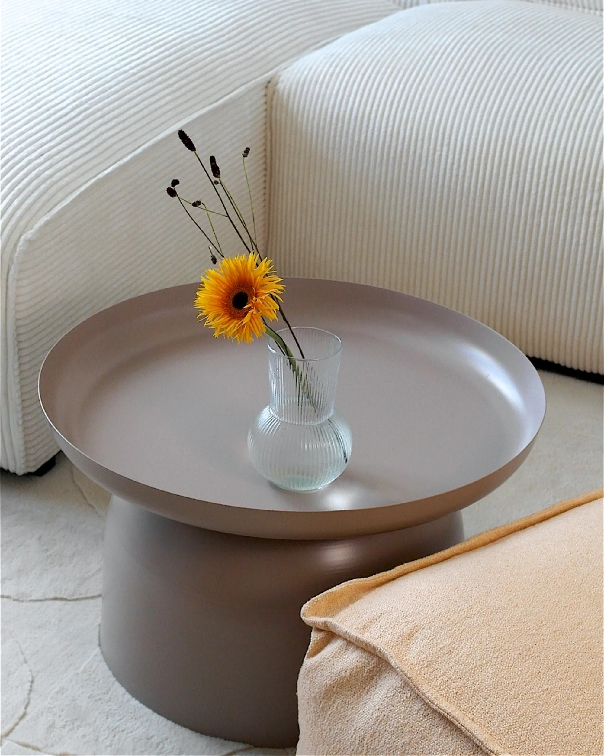 Salontafel TORRENS Metaal Taupe