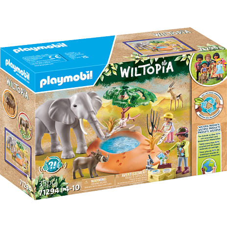 Playmobil Wiltopia elefant ved vandhul 71294