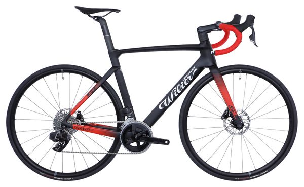 Vélo de Route Wilier Triestina Cento10 SL Sram Rival eTap AXS 12V 700 mm Noir Rouge 2024
