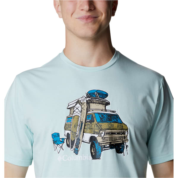 T-shirt randonnée COLUMBIA SUN TREK SHORT SLEEVE M ICY MORN