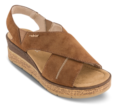 Rieker Plateau Sandal Brun 63782-24