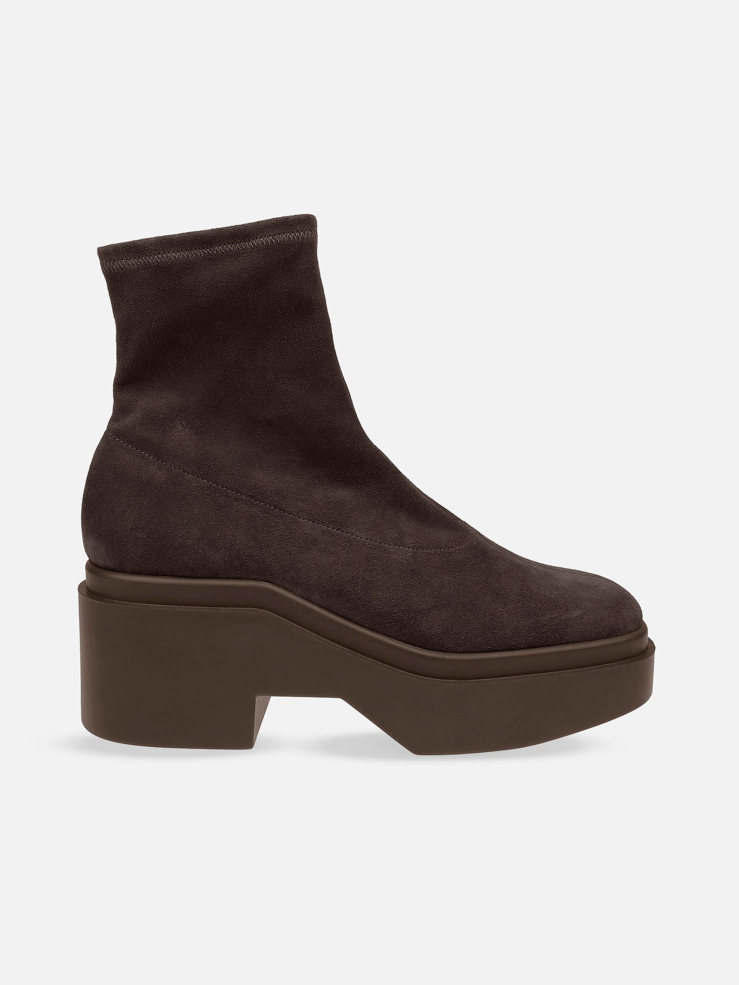 NELLE, suede stretch brown